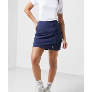 Nike 15" Dri-FIT Mid-Rise Tour Golf Skirt | Womens XS, Midnight Navy Blue NWT